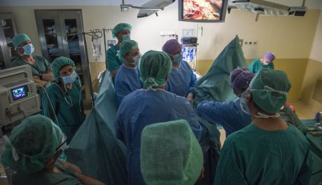 Szkolenie z  zakresu operacji laparoskopowej nowotworu jelita grubego w RCO (zdjęcia)
