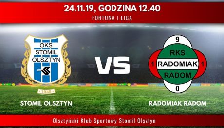 Stomil Olsztyn - Radomiak Radom (relacja LIVE)