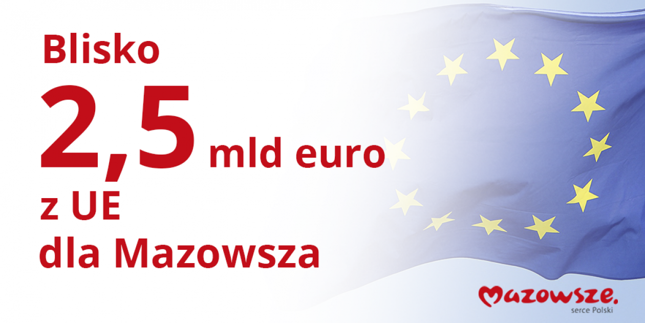 2,5 mld euro dla Mazowsza