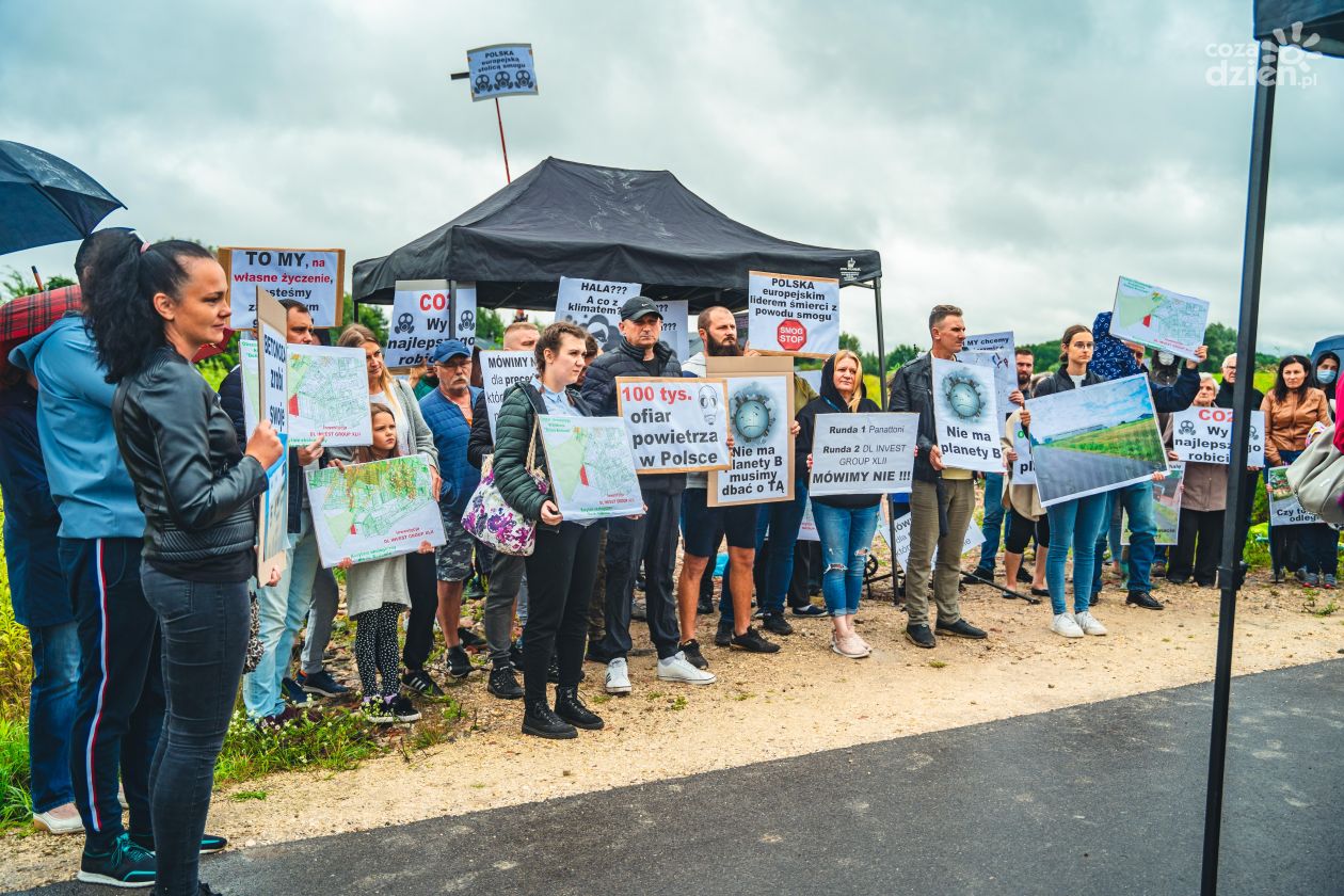 Mieszkańcy Potkanowa protestują przeciwko budowie hali. - To ekologiczna katastrofa - tłumaczą