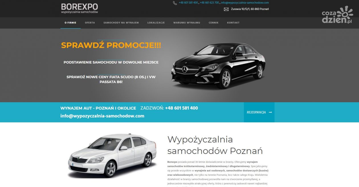 Wypożyczalnia samochodów w Poznaniu - Borexpo jak działa i czy warto z niej skorzystać?