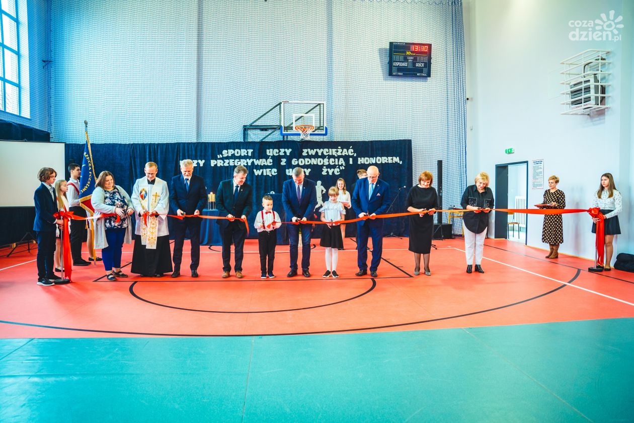 Hala przy Publicznej Szkole Podstawowej w Młodocinie Mniejszym oficjalnie otwarta