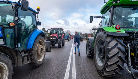 Protest rolników w Kozienicach (zdjęcia)