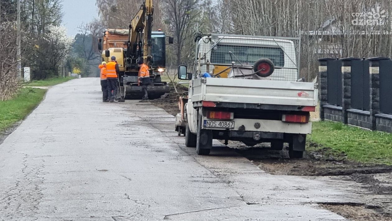 Przebudowa drogi w Groszowicach