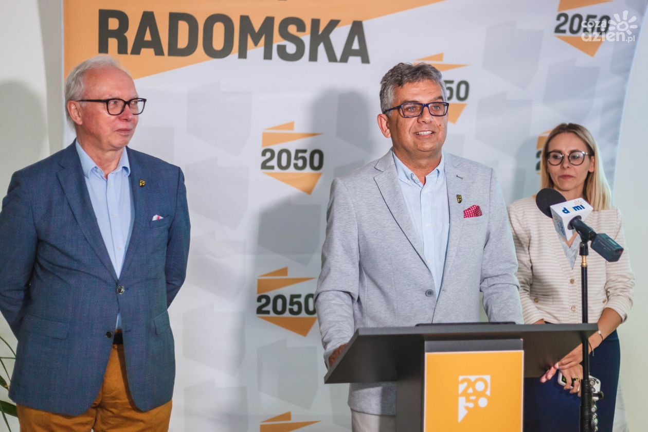 Konferencja prasowa Partii Polska 2050 Szymona Hołowni (zdjęcia)