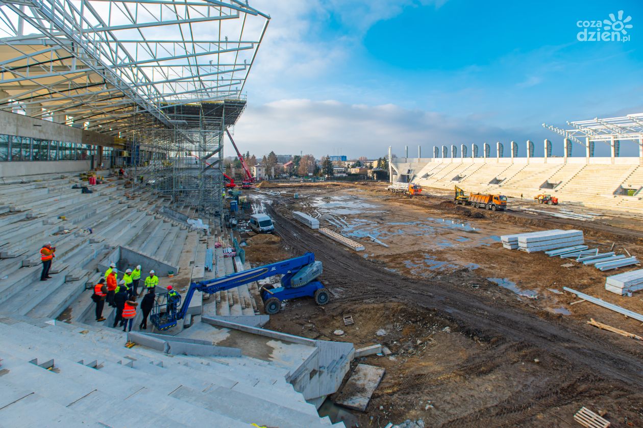 Z wizytą na budowie stadioniu przy Struga (zdjęcia)