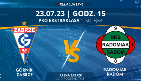 Górnik Zabrze - Radomiak Radom (relacja LIVE) 