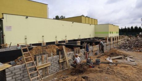 Trwa budowa przedszkola w Mazowszanach
