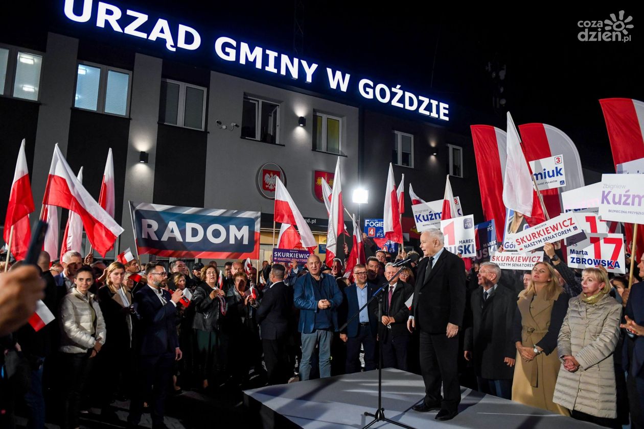 Ostatnia prosta kampanii. Kaczyński w Goździe