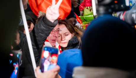 Powitanie Mariusza Kamińskiego przed Aresztem Śledczym w Radomiu (zdjęcia)