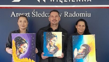 Skazani z radomskiego aresztu namalowali obrazy na WOŚP