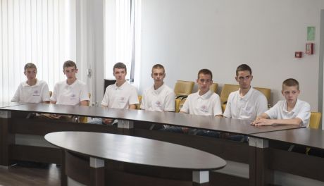 Gratulacje dla kadetów Rosy w magistracie