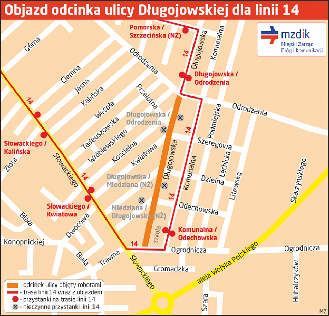 Ulica Długojowska zamknięta od poniedziałku!
