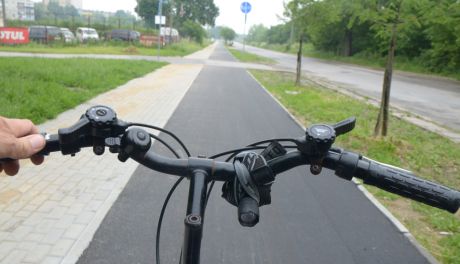 Ścieżka rowerowa wzdłuż Olsztyńskiej gotowa